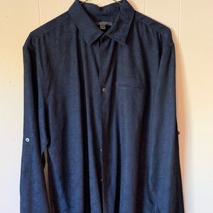 NWOT John Varvatos Collection Jacquard Button Down